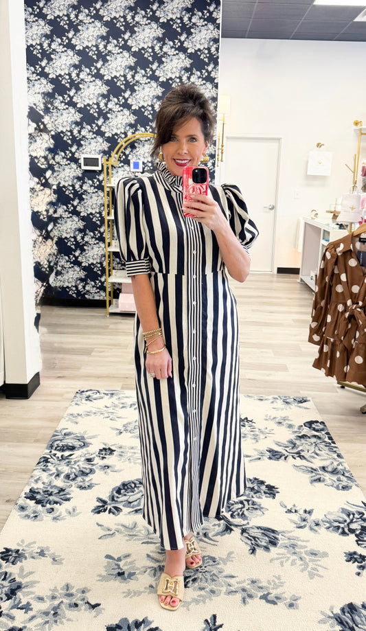 Charlotte Maritime Maxi Dress